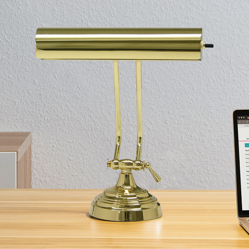 Advent Piano Lamp in Polished Brass by House of Troy Lighting