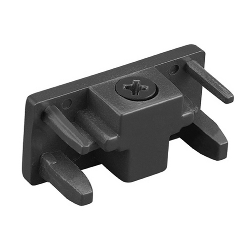 Black J Track End Cap by WAC Lighting