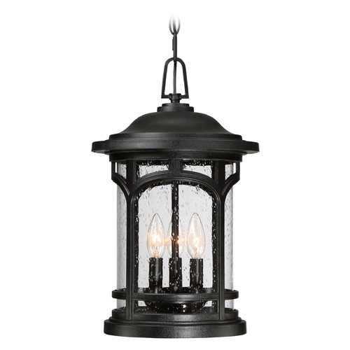 Marblehead Outdoor Hanging Light in Black by Quoizel Lighting