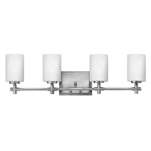 Hinkley Laurel 4-Light Brushed Nickel Bath Light by Hinkley Lighting 57554BN