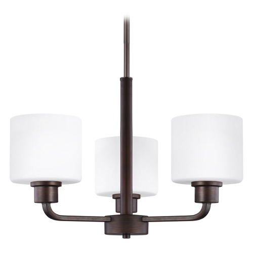 Generation Lighting Canfield Burnt Sienna Mini Chandelier by Generation Lighting 3128803-710