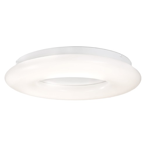 Kuzco Lighting Modern White LED Flush Mount with White Shade 3000K 2700LM by Kuzco Lighting FM80724