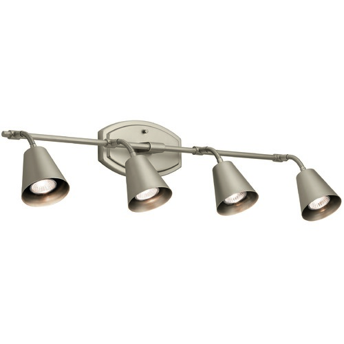 Kichler Lighting Sylvia 30-Inch Satin Nickel Track Light Kit by Kichler Lighting 52129SN