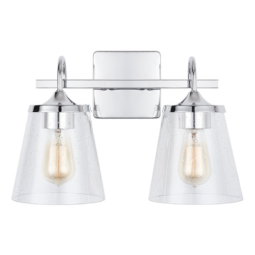 Jayne 15.25-Inch Vanity Light in Chrome by Capital Lighting