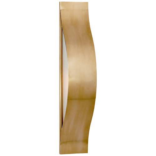 Visual Comfort Signature Collection Kelly Wearstler Avant Linear Sconce in Brass by Visual Comfort Signature KW2702ABFG