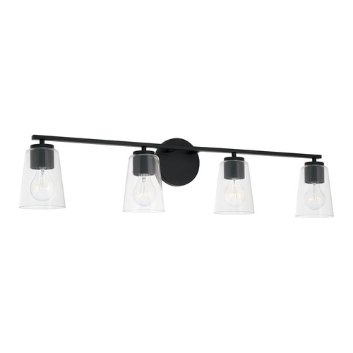 HomePlace by Capital Lighting Portman 4-Light Bath Light in Black by HomePlace by Capital Lighting 148641MB-537