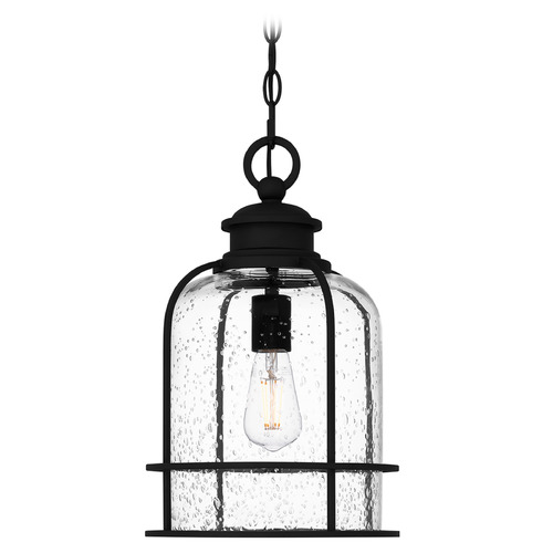 Quoizel Lighting Bowles Earth Black Outdoor Hanging Light