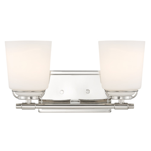 Designers Fountain Stella Polished Nickel Bathroom Light