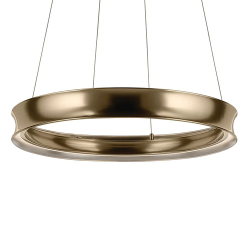 Larousse 29.50-Inch LED Chandelier in Champagne Bronze by Kichler