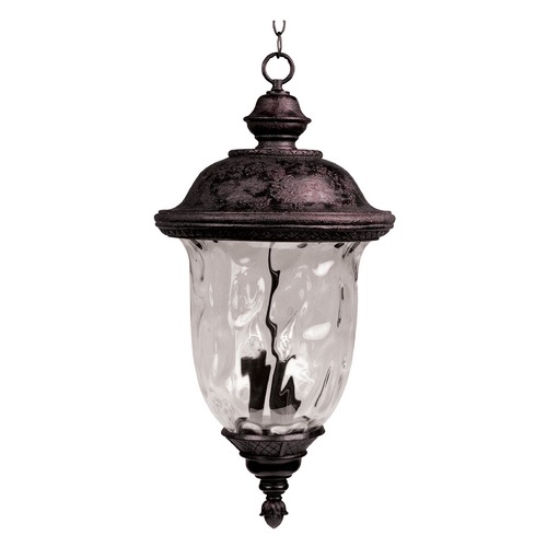 Carriage House VX Oriental Bronze Outdoor Hanging Light by Maxim Lighting