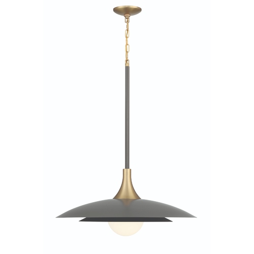 Welsh 24-Inch Pendant in Gray by Eurofase