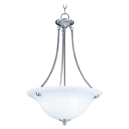 Malaga Satin Nickel Pendant by Maxim Lighting