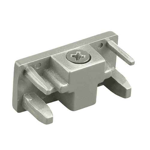 Brushed Nickel J Track End Cap by WAC Lighting