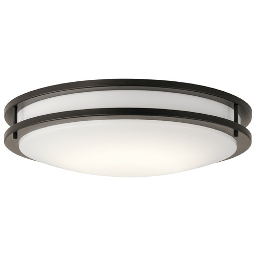 17.75-Inch LED Flush Mount in Olde Bronze 3000K by Kichler Lighting