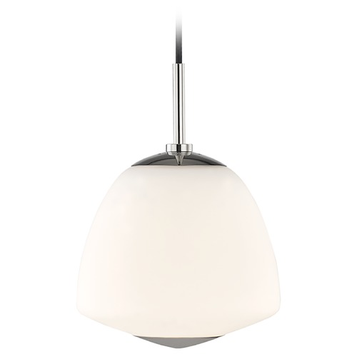 Mitzi by Hudson Valley Jane Polished Nickel Pendant by Mitzi by Hudson Valley H288701S-PN