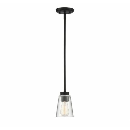 Calhoun Mini Pendant in Matte Black by Savoy House