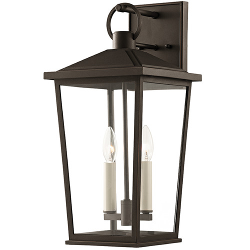 Troy Lighting Troy Lighting Soren Textured Bronze & Highlight Outdoor Wall Light B8902-TBZH