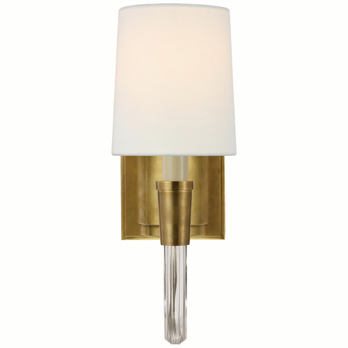 Visual Comfort Signature Collection Thomas OBrien Vivian Sconce in Antique Brass by VC Signature TOB2032HABL