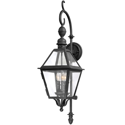 Troy Lighting Townsend Textured Black Outdoor Wall Light