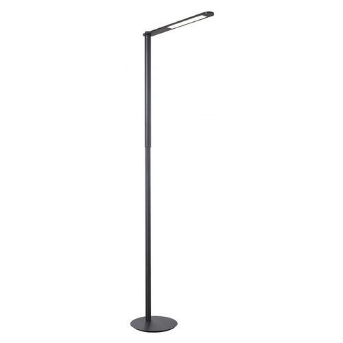 George Kovacs Brushed Coal Black LED Floor Lamp