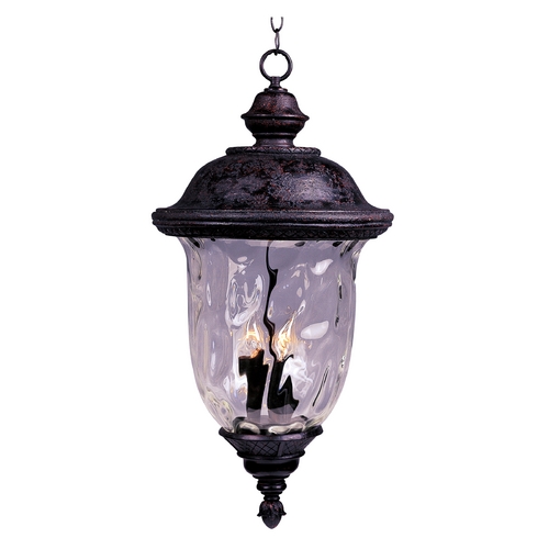 Carriage House VX Oriental Bronze Outdoor Hanging Light by Maxim Lighting