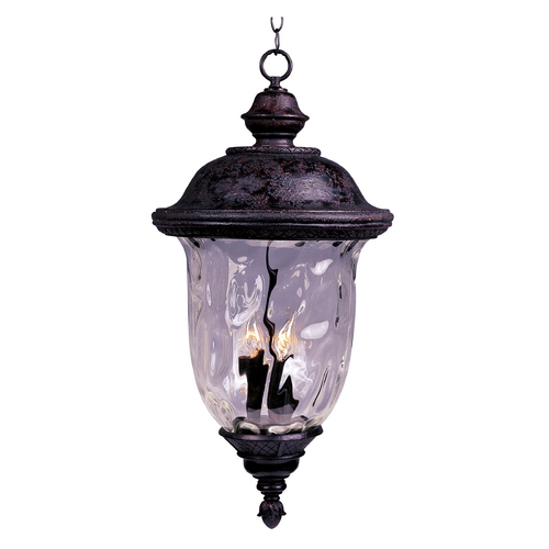 Maxim Lighting Carriage House VX Oriental Bronze Outdoor Hanging Light by Maxim Lighting 40428WGOB