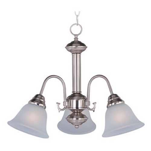 Malaga Satin Nickel Chandelier by Maxim Lighting