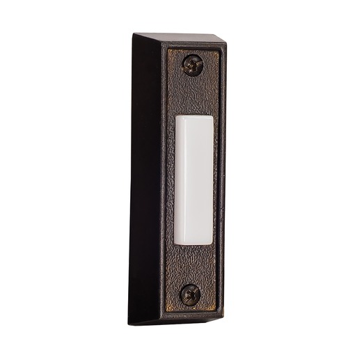 Craftmade Lighting Builder Surface Mount LED Doorbell Button in Bronze by Craftmade Lighting BS6-BZ