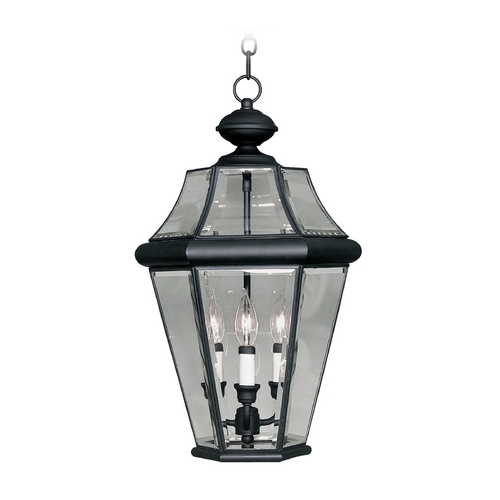Livex Lighting Livex Lighting Georgetown Black Outdoor Hanging Light 2365-04