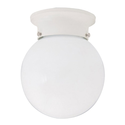 Globe Flush Mount in White by Capital Lighting