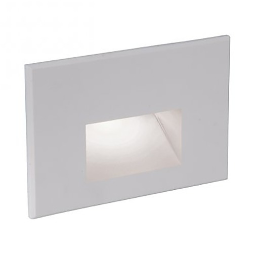 WAC Lighting Step & Wall White on Aluminum LED Recessed Step Light by WAC Lighting WL-LED101-27-WT