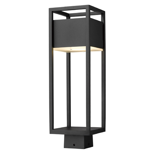 Barwick Black LED Post Light by Z-Lite