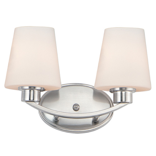 Maxim Lighting Shelter Satin Nickel Bathroom Light