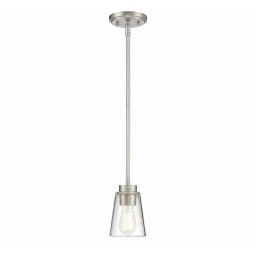 Calhoun Mini Pendant in Satin Nickel by Savoy House