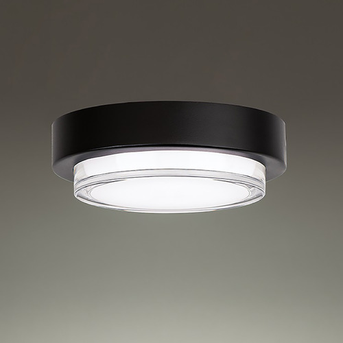 Modern Forms by WAC Lighting Kind Black LED Close To Ceiling Light by Modern Forms FM-W76108-27-BK