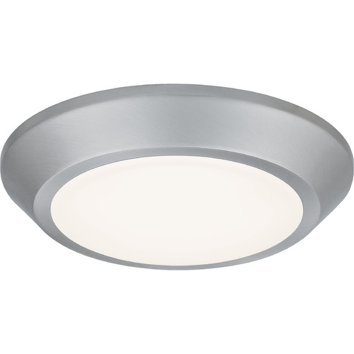 Quoizel Lighting Verge 5.50-Inch LED Flush Mount in Brushed Nickel by Quoizel Lighting VRG1605BN