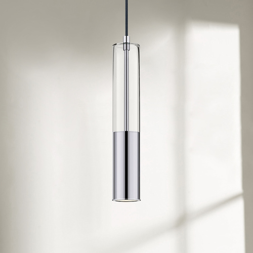 Torch LED Mini Pendant in Polished Chrome by ET2 Lighting