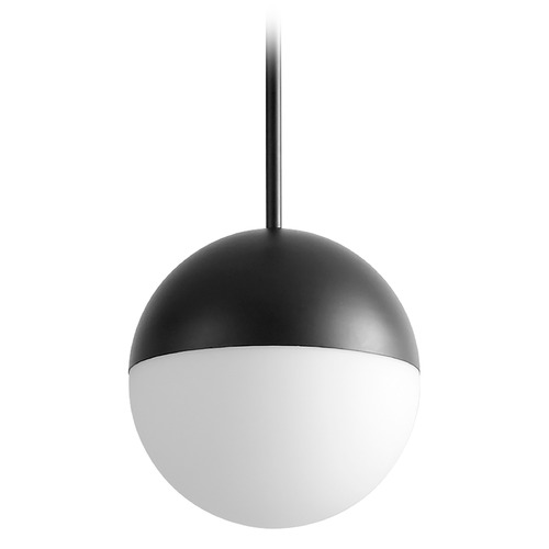 Oxygen Mondo 8-Inch LED Globe Pendant in Black by Oxygen Lighting 3-6901-15