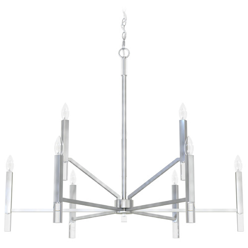 Hunter Fan Company Hunter Fan Company Sunjai Brushed Nickel Chandelier 19520