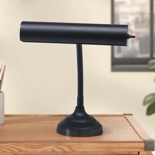 Advent Piano Lamp in Black by House of Troy Lighting