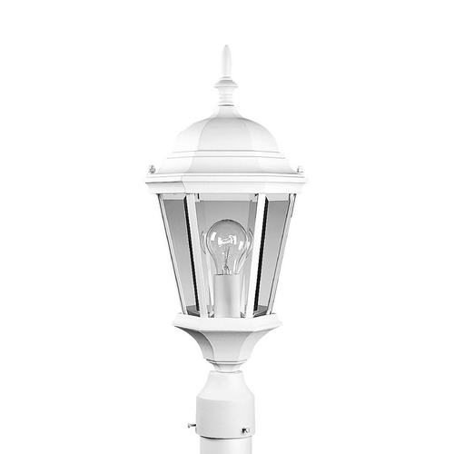Welbourne Post Light in Textured White by Progress Lighting