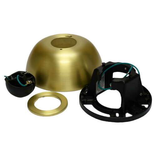 Sloped Ceiling Kit in Brushed Satin Brass by Fanimation Fans