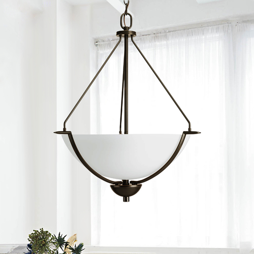 Bravo Antique Bronze Pendant by Progress Lighting