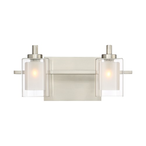 Kolt Brushed Nickel LED Bathroom Light by Quoizel Lighting