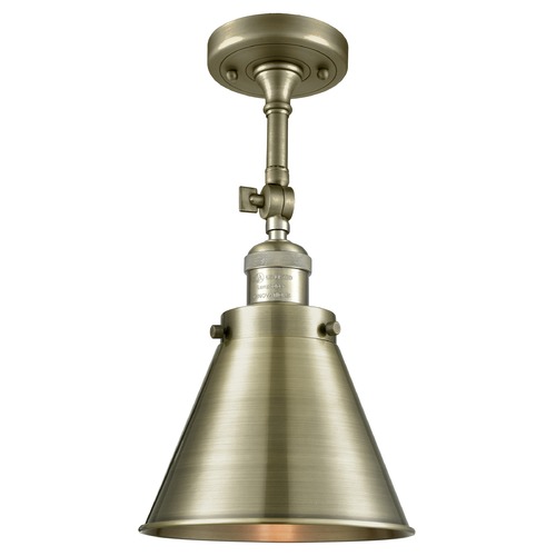 Appalachian Antique Brass Semi-Flush Mount by Innovations Lighting