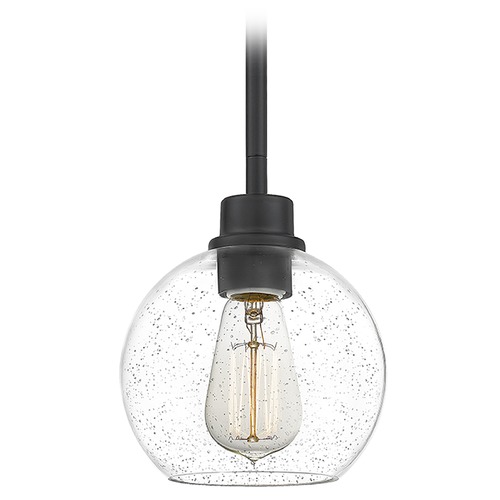 Quoizel Lighting Pruitt Matte Black Mini Pendant by Quoizel Lighting PRUS1507MBK