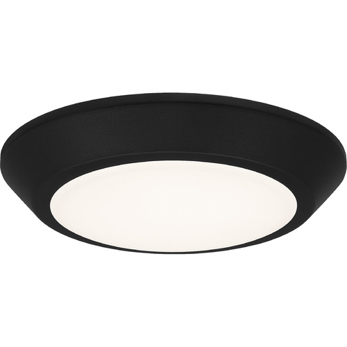 Quoizel Lighting Verge 5.50-Inch LED Flush Mount in Earth Black by Quoizel Lighting VRG1605EK