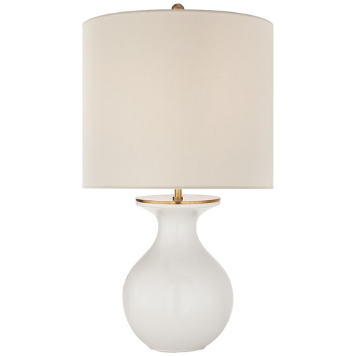 Kate Spade New York Albie Desk Lamp in New White by Visual Comfort Signature