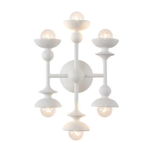 Cadence 14-Inch Wall Sconce in Antique White by Alora Lighting