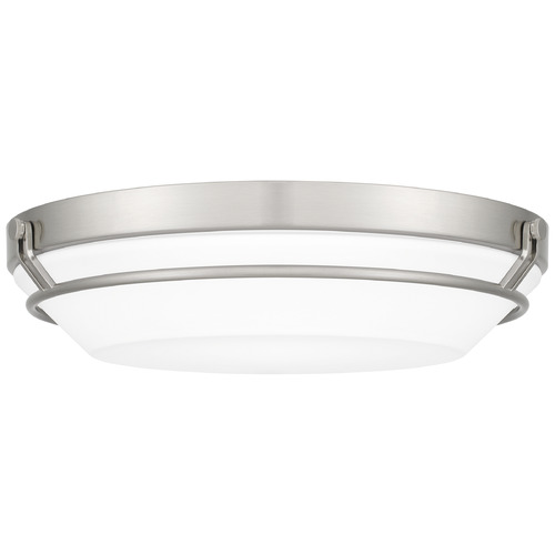 Quoizel Lighting Dunbar Brushed Nickel LED Flushmount Light